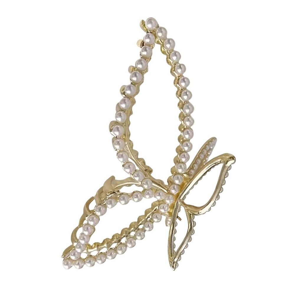 PEARL BUTTERFLY CLAW CLIP
